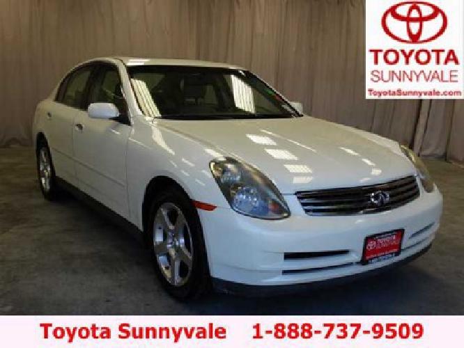 2003 infiniti g35 sedan w/leather in sunnyvale, ca