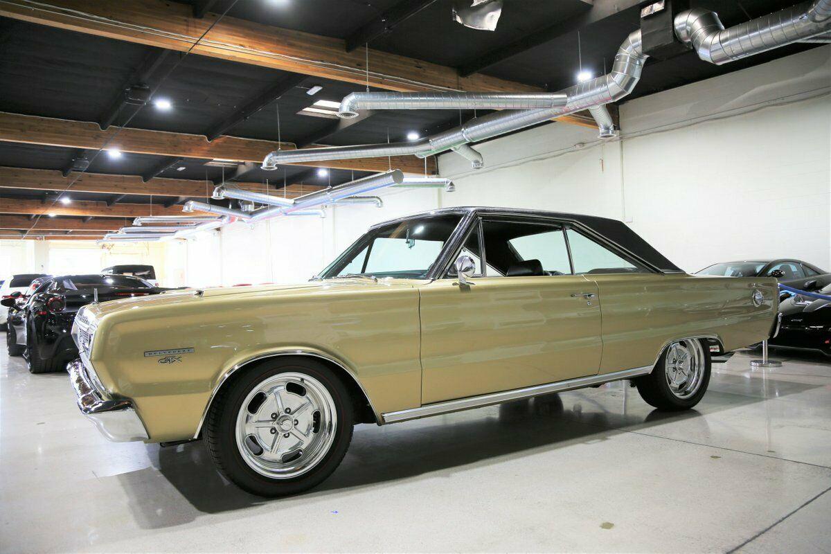 1967 plymouth belvedere gtx 34586 miles gold coupe 493 v8