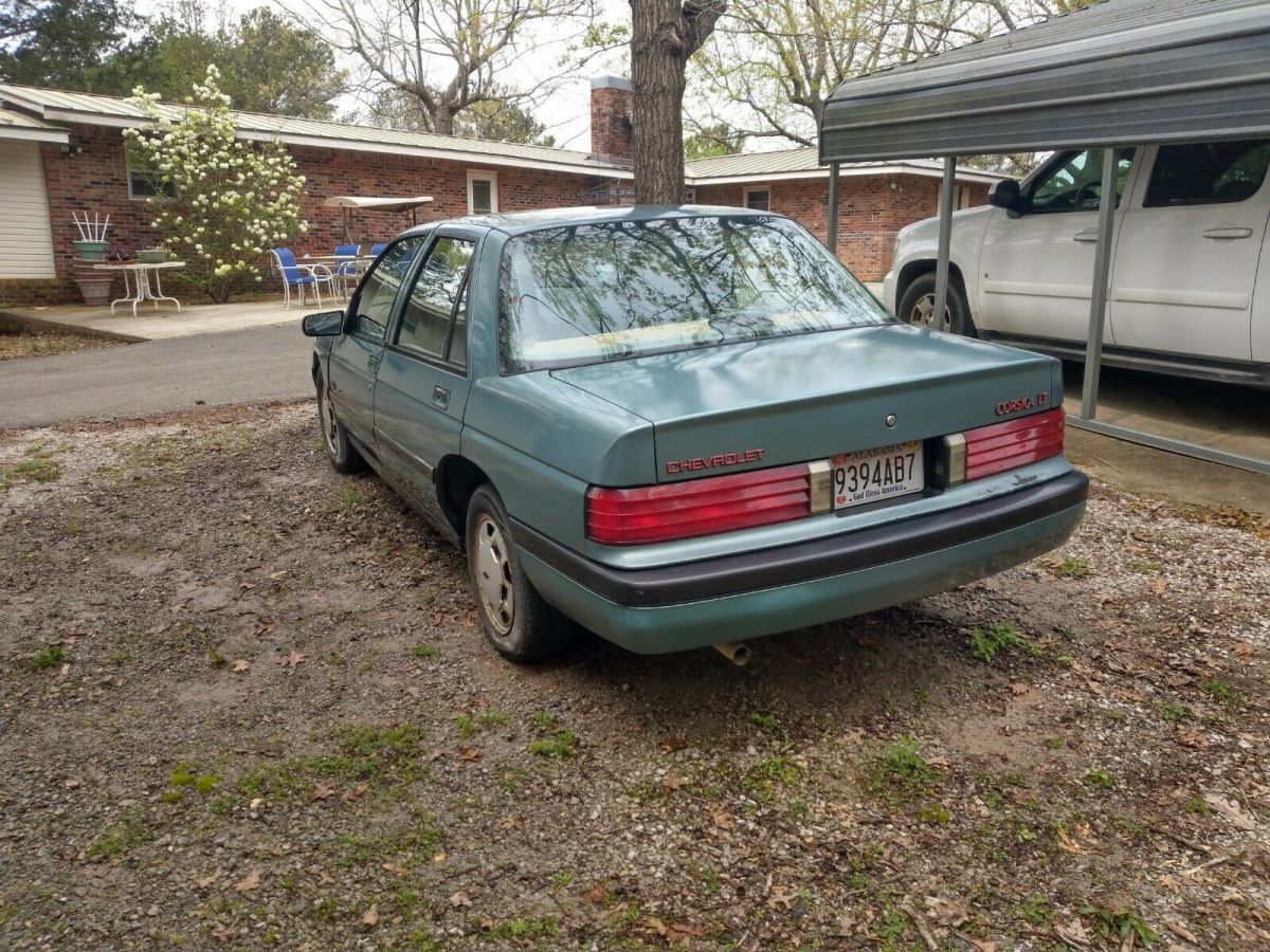 1991 chevrolet corsica sedan green fwd automatic lt