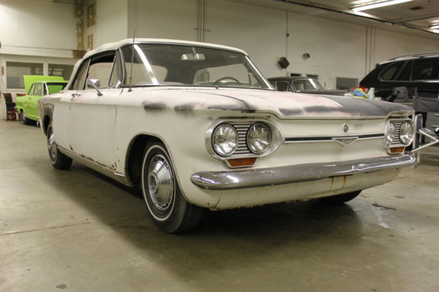*rare* good running & driving 1964 corvair 900 series convertible project
