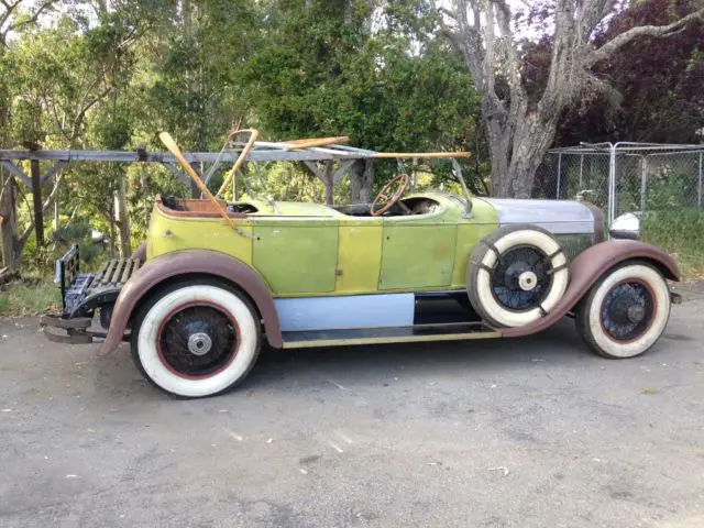 1928 lincoln locke sport phaeton, solid unrestored, complete, very rare