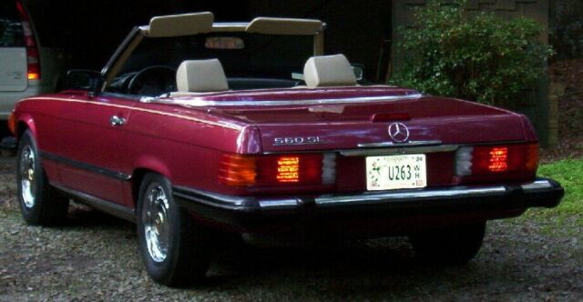 1989 mercedes 560sl roadster