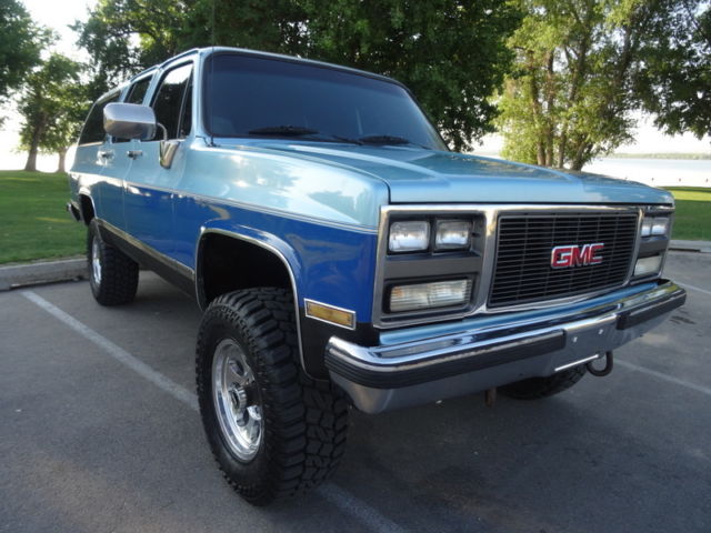 rare 1989 gmc suburban 4x4, fully loaded, sle edition, 85k miles