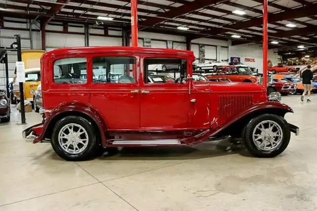 1931 plymouth pa 4-door 13837 miles maroon sedan 350ci v8 automatic