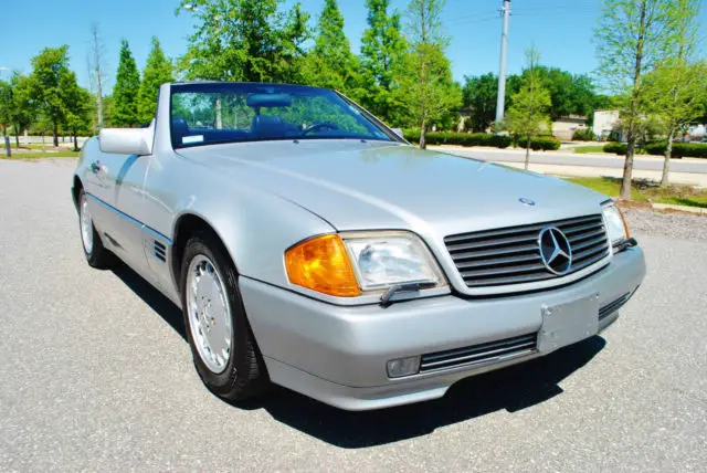 1991 mercedes-benz 300sl convertible 2-tops clean carfax only 69,410 miles