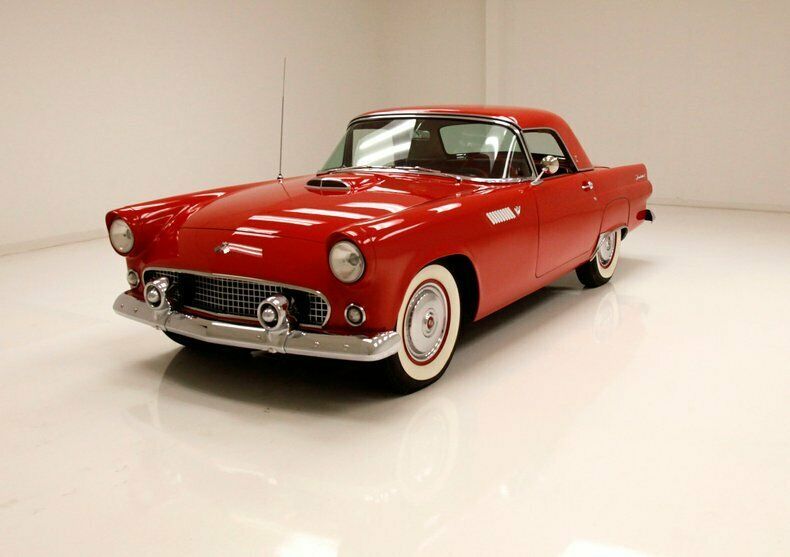 deep red exterior/power windows & seat/292ci v8/3-speed manual/both tops