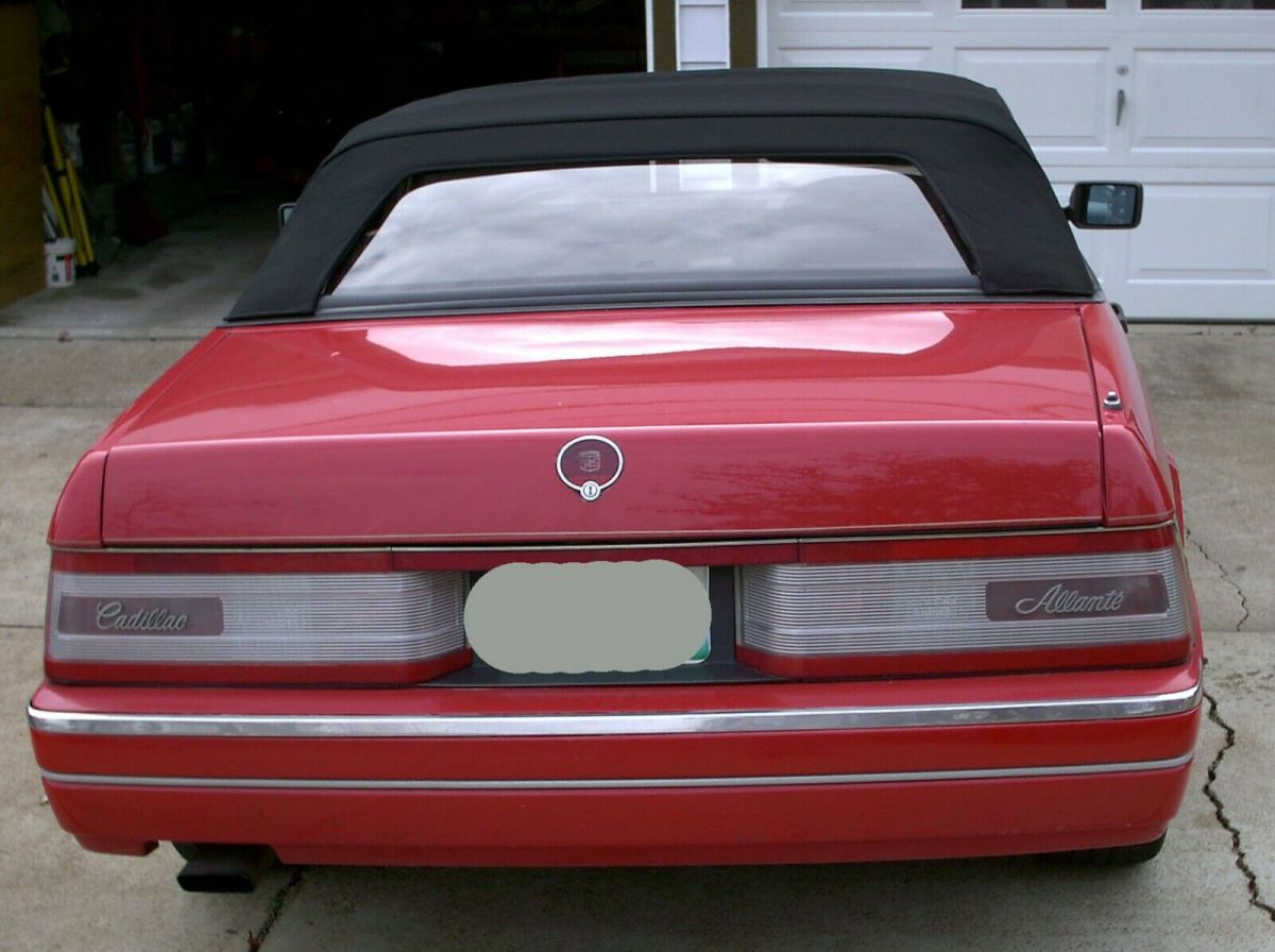 1989 cadillac allante - convertible with hard top (w stand) car always in garage
