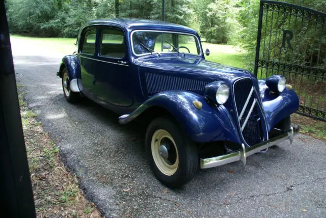 1955 citroen traction avant 11b vintage french classic no reserve
