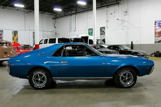 1968 amc amx 60374 miles blue 360 v8 automatic