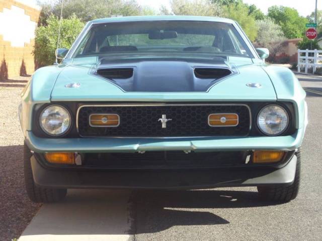 1972 ford mustang mach 1 fastback 351 cobra-jet 4-speed