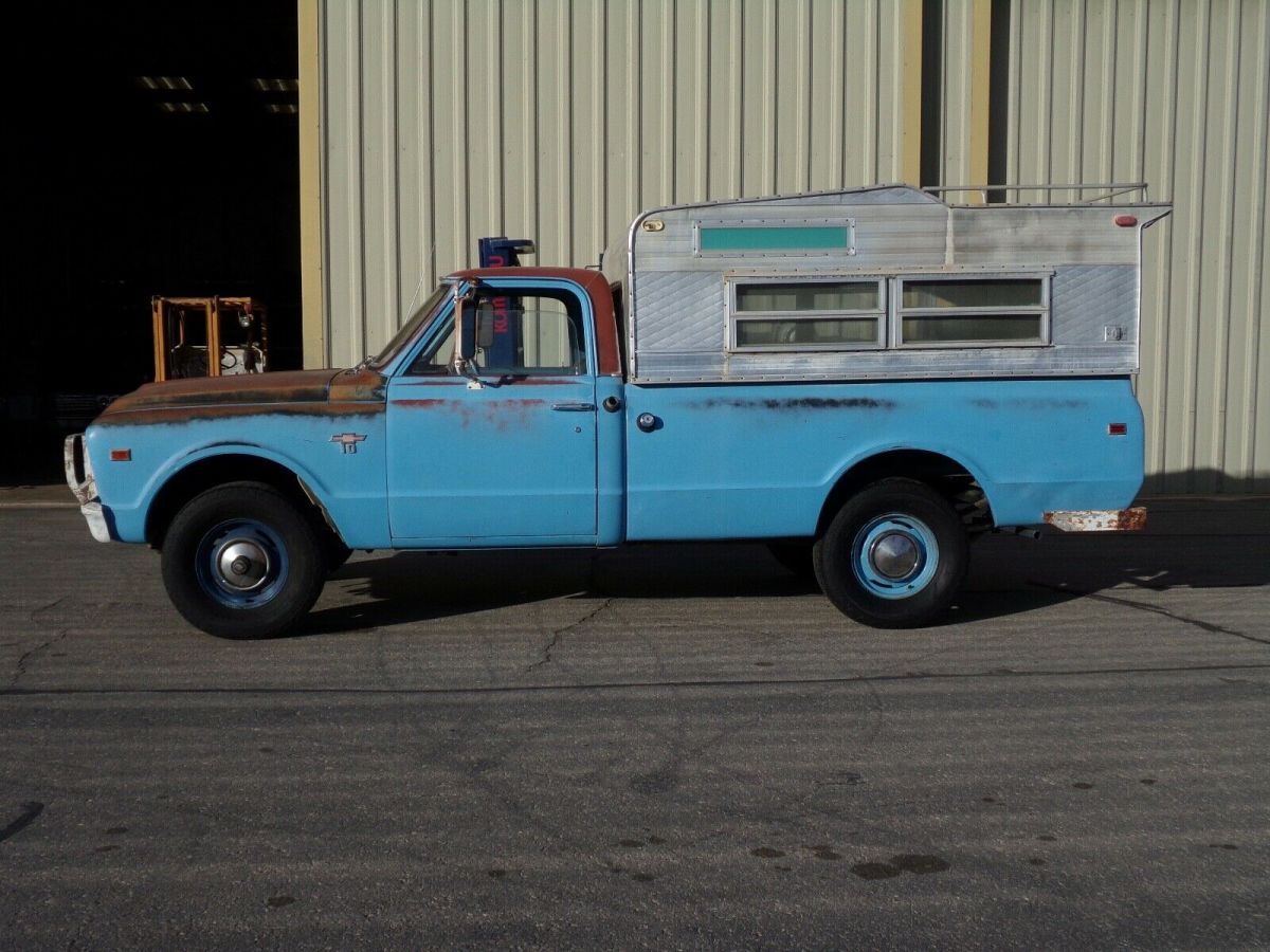 1967 chevy c10 4x4 1 owner west texas solid barn find 68k miles w/paperwork
