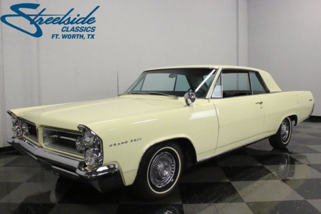 1963 pontiac grand prix 38142 miles bamboo cream hardtop 389 v8 3 speed automat