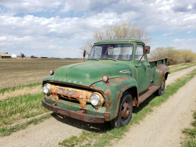 1954 mercury m350 ford f100 f350 v8 barn find patina farm truck no reserve