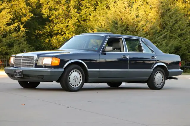 1986 mercedes 420 sel 1 owner, window sticker- no reserve