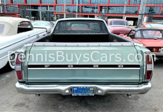 ford ranchero 500 pickup california blue plates