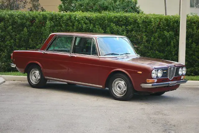 1971 lancia 2000 28586 miles burgundy sedan other 4-cylinder manual