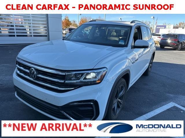2021 volkswagen atlas 3.6 v6 se w/ technology r-line