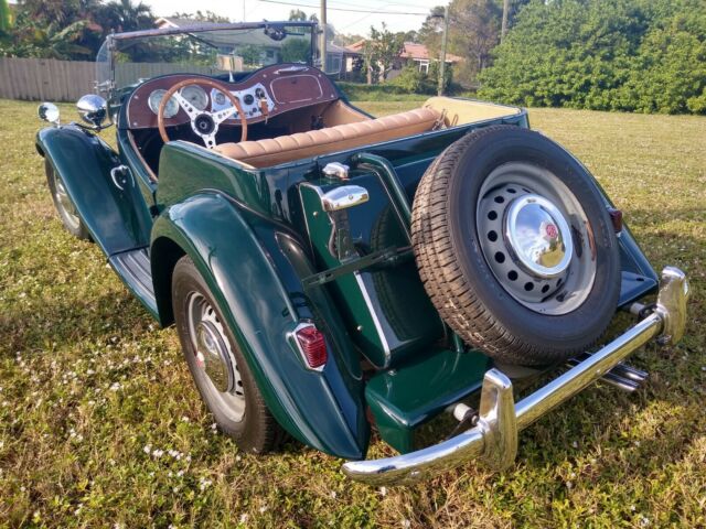 mg mgtd mg td british racing green no reserve