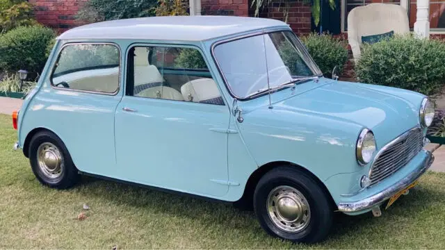 a classic 1959 austin mini mk1 restored!