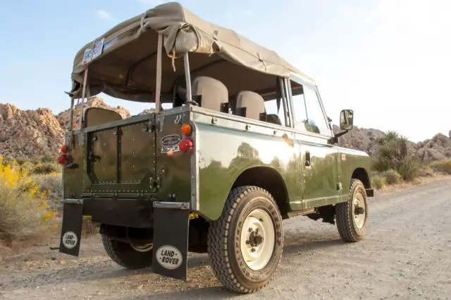 rare original series 2a diesel short wheel base 7 seater convertible