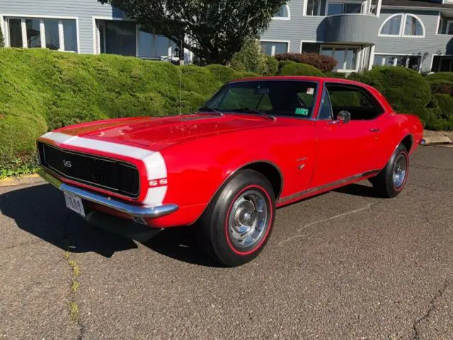 1967 chevrolet camaro real rs/ss red western car 350ci 4/speed
