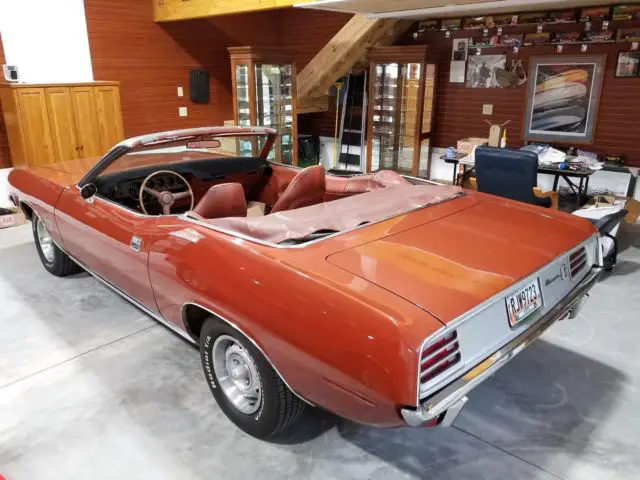 1970 plymouth barracuda gran coupe convertiable, auto, factory a/c