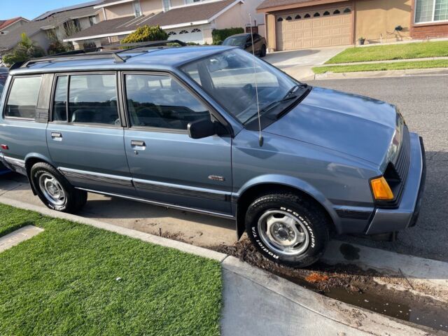 1986 dodge colt wagon blue 4wd manual vista custom