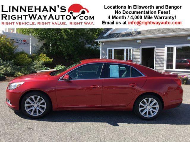 2013 chevrolet malibu lt lt 4dr sedan w/3lt for sale in ellsworth, maine