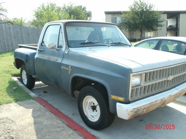 1981 chevy custom stepside pickup