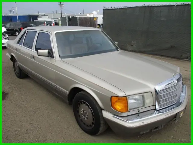 1987 mercedes-benz 420sel dr used 4.2l v8 16v automatic no reserve