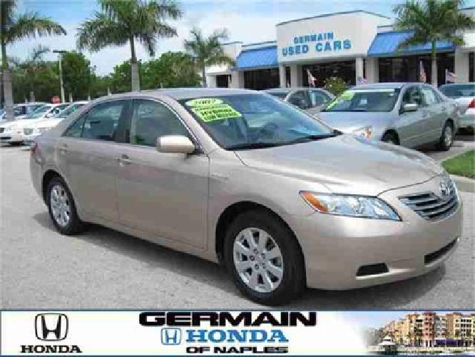used 2007 toyota camry hybrid sedan, 19,976 miles in naples, fl