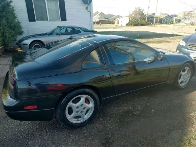 1990 nissan 300zx hatchback black rwd manual base