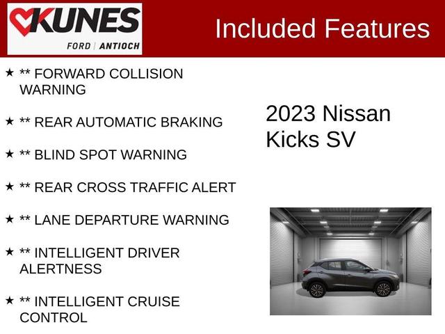 2023 nissan kicks sv