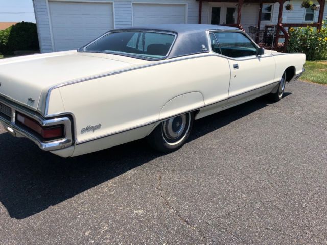 1972 mercury marquis brougham coupe original 59,700 miles, runs & drives great