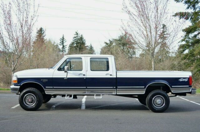 1994 ford f350 crew cab long bed 4x4 5-speed manual 7.3 diesel only 60,178 miles