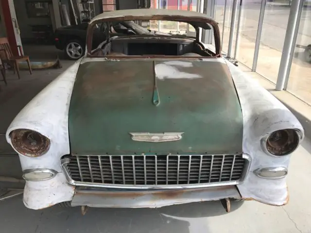1955 chevrolet bel air 2 door hardtop 2dr chevy gasser 55 56 57 hot rod rat