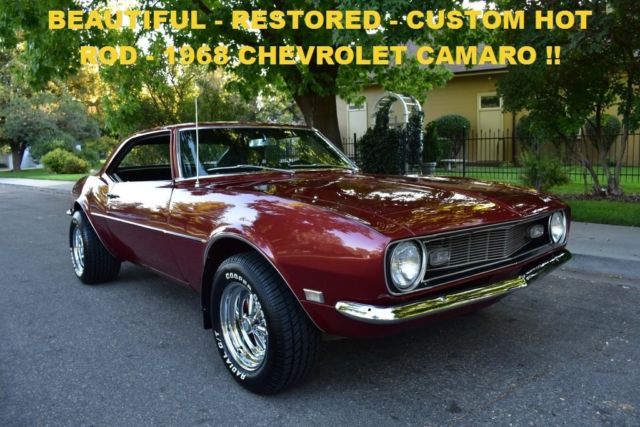 beautiful custom restored 1968 chevrolet camaro