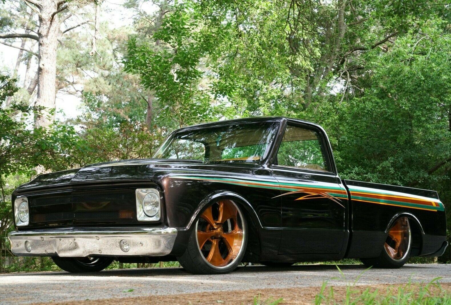 1969 chevrolet c-10 custom kodiak brown with metalic flake