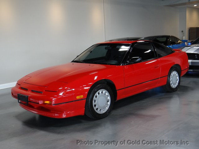 1990 nissan 240sx red/gray 5-speed manual only 47k miles all stock super rare ~