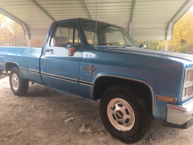 1982 chevy scottsdale c-20 6.2 detroit diesel / auto,,build sheet & shop manual