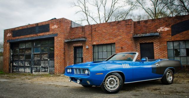 1971 plymouth barracuda cuda convertible 383 mopar's finest freshly restored