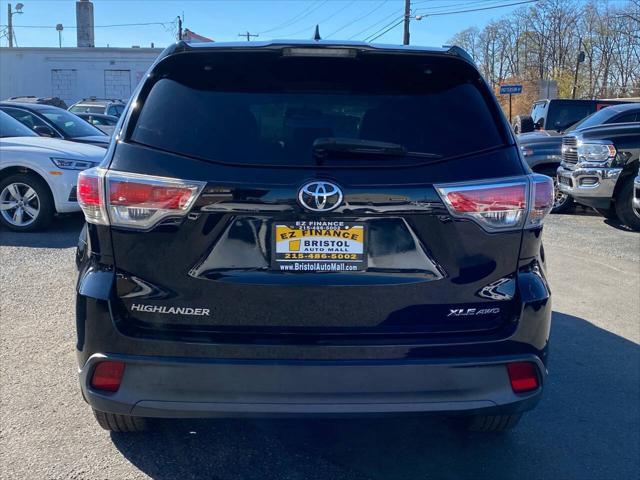 2016 toyota highlander xle