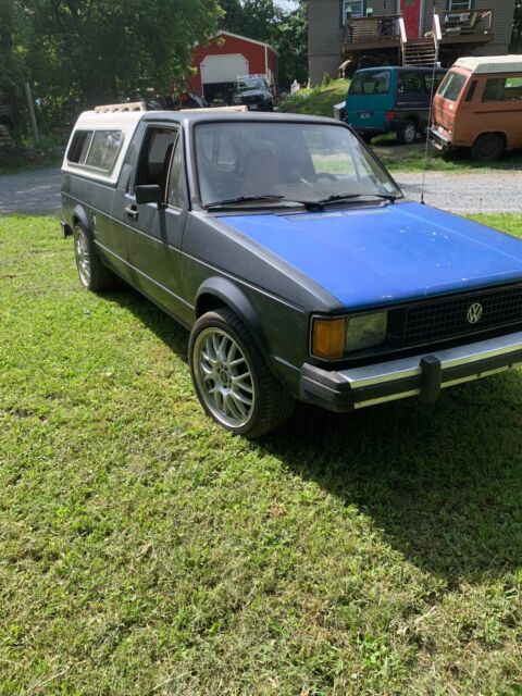 1981 volkswagen rabbit pickup pickup black fwd manual truck
