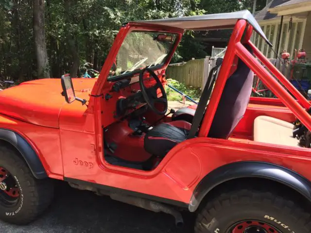 1979 jeep cj-5 with amc 360 v8. check out my youtube video