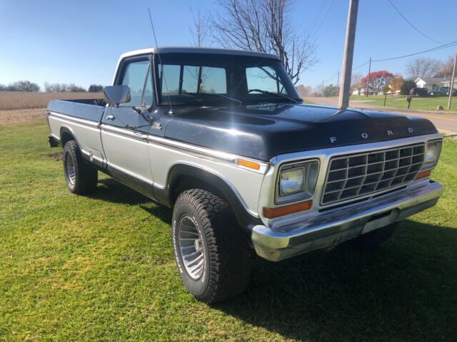 1979 ford f250 pickup black 4wd automatic ranger