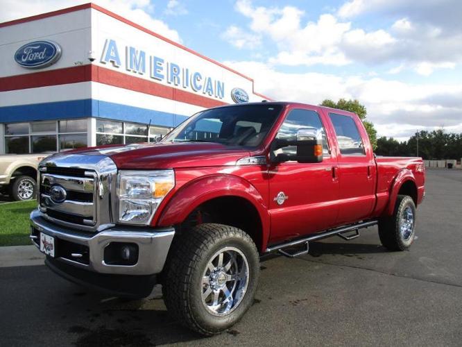 2016 ford f-350 super duty lariat 4x4 lariat 4dr crew cab 6.8 ft. sb srw pickup for sale in glendive, montana