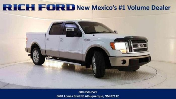 2012 ford f-150 king ranch 4x2 king ranch 4dr supercrew styleside 5.5 ft. sb for sale in albuquerque, new mexico