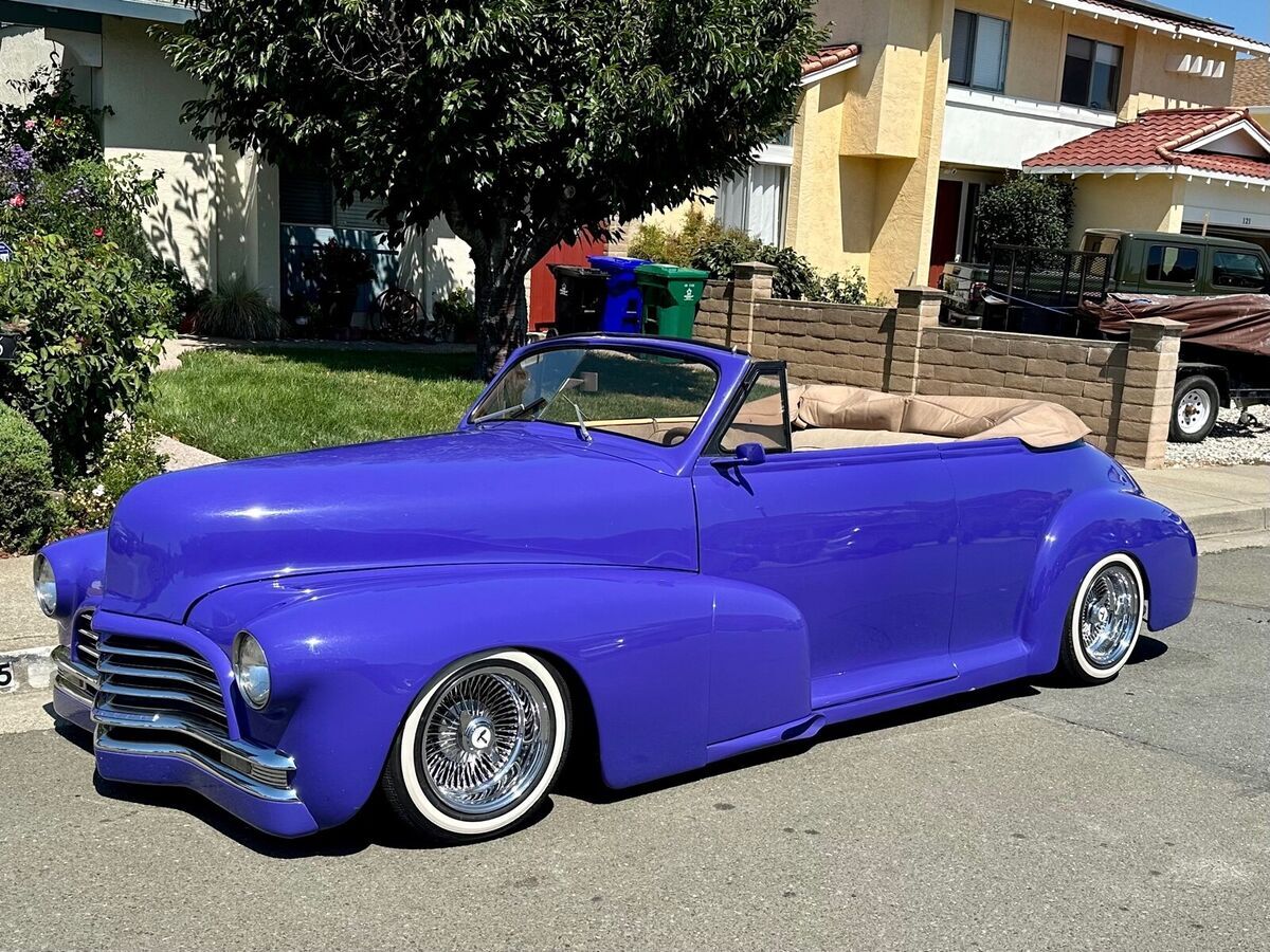 1948 chevrolet fleetmaster convertible purple rwd automatic convertible