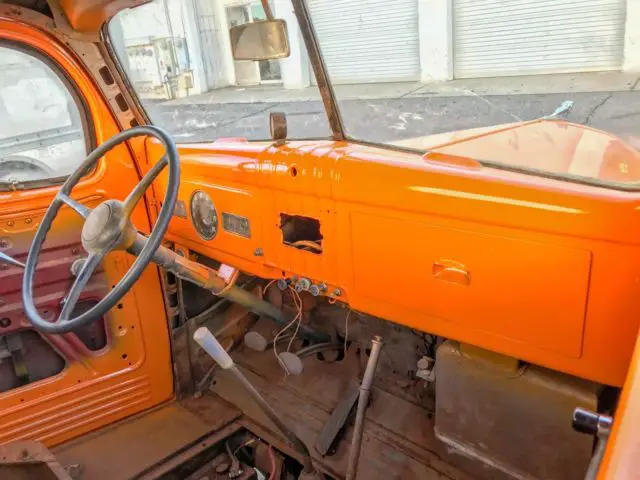 1939 dodge pick-up, rust free original california county truck orange