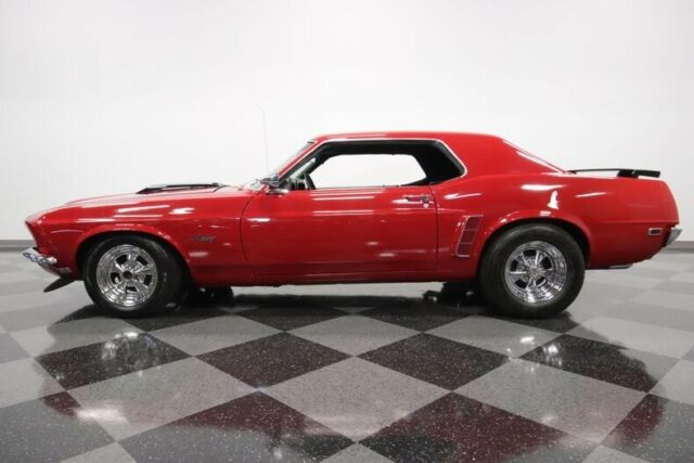 pony v8 windsor auto classic vintage collector red black upgraded b&m msd mach c